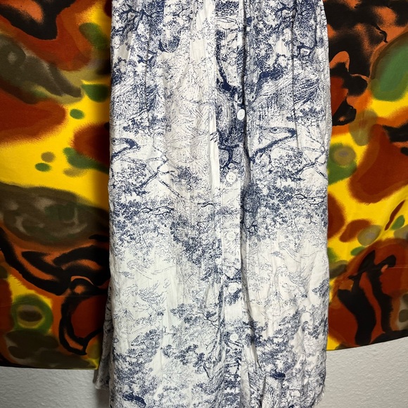 Rochelle Behrens The Shirt Blue Stephanie Dress Size S - Picture 6 of 12